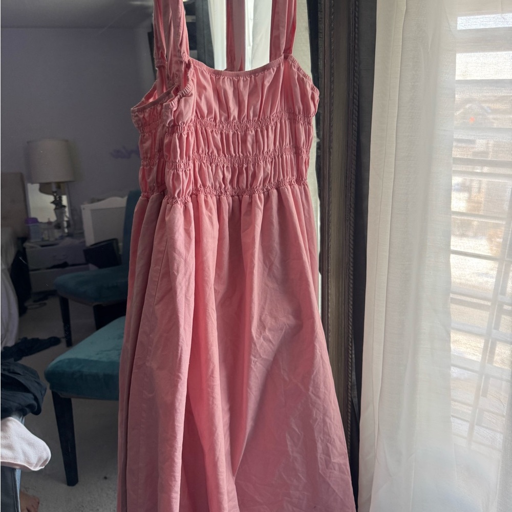 Nanette Lepore Pink Cotton Summer dress